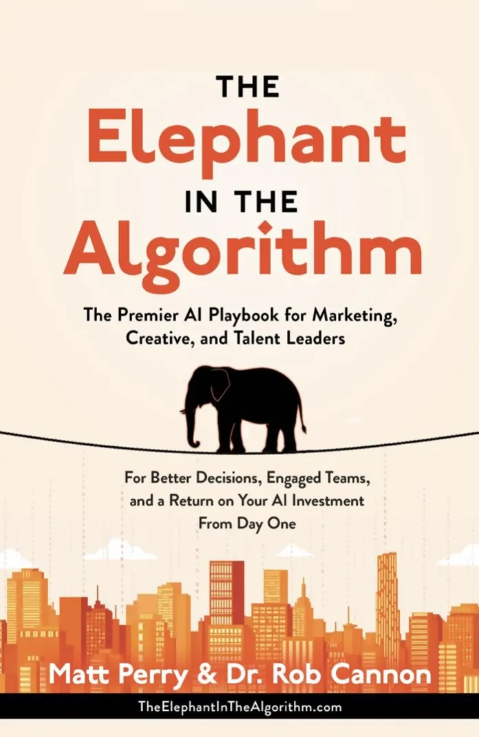 The Elephant in the Algorithm - book cover. By Matt Perry and Rob Cannon, PhD.